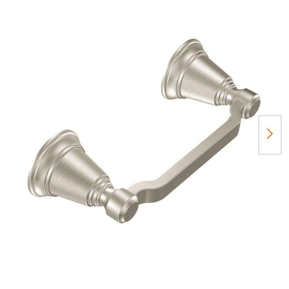 Moen Model: YB8208BN Rothbury Brushed Nickel Pivoting Toilet Paper Holder